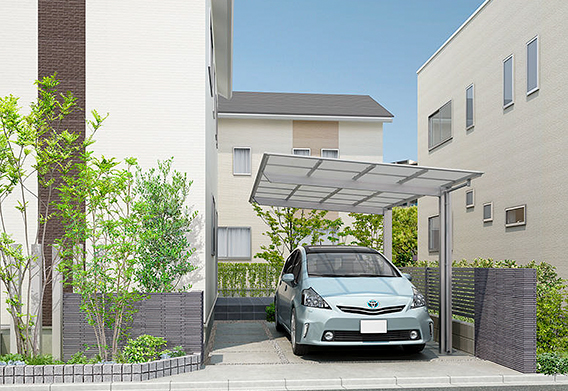 ネスカF　1台用|愛知県名古屋市のカーポート＆ガレージ専門店プラス
