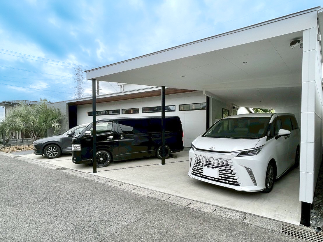 造作ガレージ　カーポート専門店プラス　施工実績|愛知県名古屋市のカーポート＆ガレージ専門店プラス